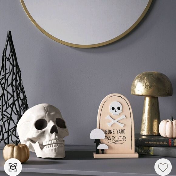 8" Foil Plastic Mushroom Halloween Decorative Sculpture- Hyde & Eek! - Picture 7 of 7